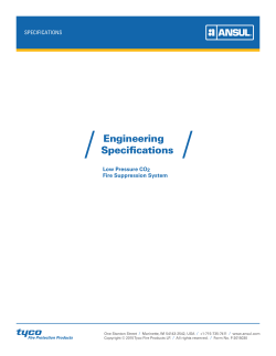 Engineering Specifications