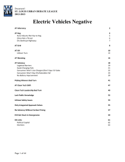 EVS Get Stuck in Emergencies - St. Louis Urban Debate League
