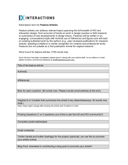 a submission form