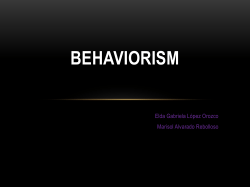 Behaviorism