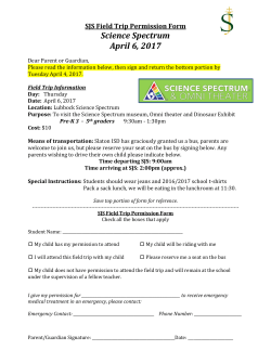 Science Spectrum April 6, 2017
