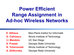 Symmetric Connectivity With Minimum Power Consumption in Radio