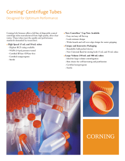 Corning Centrifuge Tubes