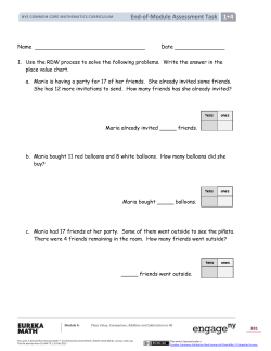 End-of-Module Assessment