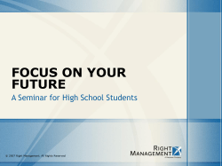The Right Steps to Career Success