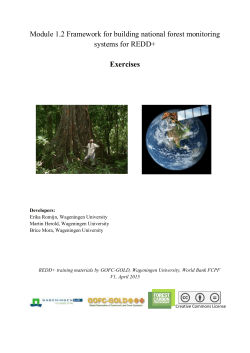 For this exercise three different country cases are provided with