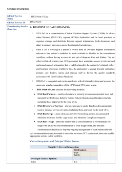 DXS Point of Care V1.0