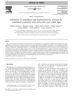 Inhibition of immediate type hypersensitivity reaction by