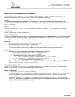 Science Experiment - Liberty School District Foundation