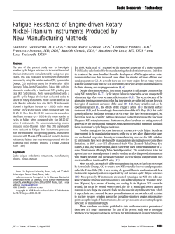 Fatigue Resistance of Engine-driven Rotary Nickel