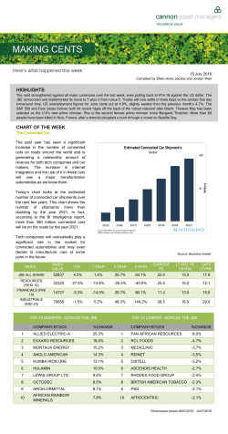 making cents - Cannon Asset Managers