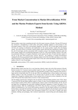 From Market Concentration to Market Diversification: WTO and the