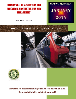 Excellence International Journal of Education and Research (Multi