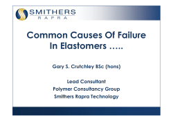 Common Causes Of Failure In Elastomers &hellip;..
