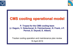 Cooling system for Preshower