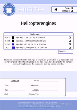 order and request form