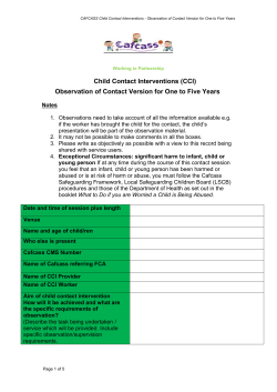 Observation of Contact Version for One to Five Years