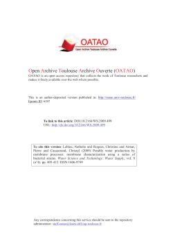 Potable water production by membrane processes