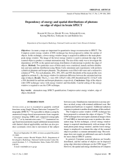 Dependency of energy and spatial distributions of photons on edge