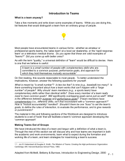 Introduction to Teams - UD Mechanical Engineering