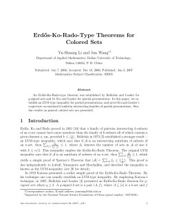 Erd˝os-Ko-Rado-Type Theorems for Colored Sets