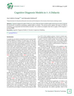Cognitive Diagnosis Models in R: A Didactic