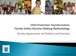 protective capacities - Florida`s Center for Child Welfare