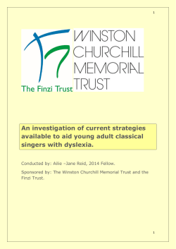 An investigation of current strategies available to aid young adult