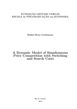 A Dynamic Model of Simultaneous Price Competition with Switching