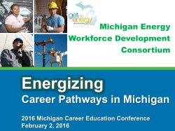 Energizing - Michigan Career Education Conference