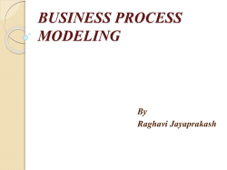 BUSINESS PROCESS MODELING