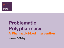 A pharmacist led intervention