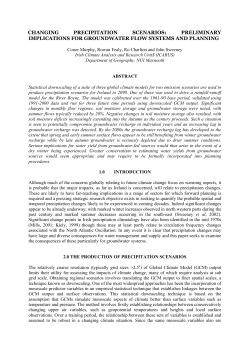 HYSIM is a CRR model, which uses rainfall and potential
