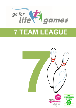 7 Team League Scoresheet