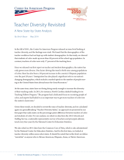 Teacher Diversity Revisited