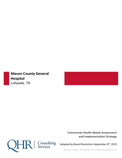 2015 Community Needs Assessment