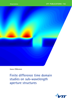 Finite difference time domain studies on sub-wavelength