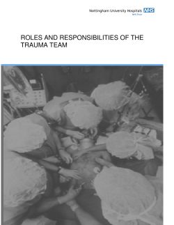 roles and responsibilities of the trauma team