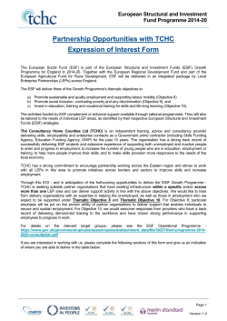 Expression of Interest Form