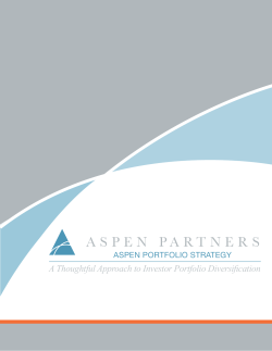 Aspen Portfolio Strategy Brochure