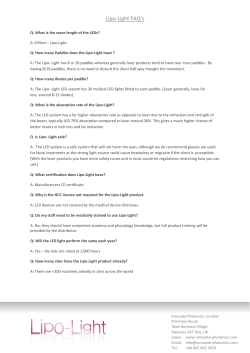 Lipo-Light FAQ`s