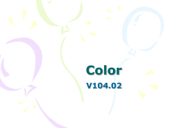 Color and You