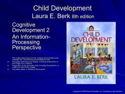 Child Development Laura E. Berk 8th edition