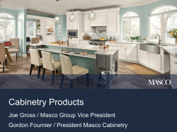 Cabinetry Products Segment