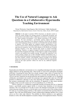 The Use of Natural Language to Ask Questions