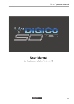 SD10 User Manual Version A