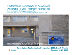 Performance Comparison of Aerobic and Anaerobic In