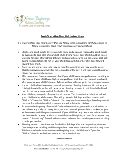 DOC - Great Beginnings Pediatric Dentistry
