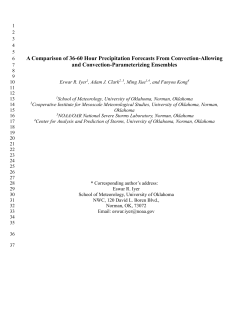 A Comparison of 36-60 Hour Precipitation Forecasts From
