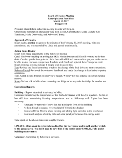 03-13-17 - Randolph Area Food Shelf